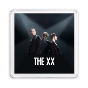 Магнит 55*55 с принтом The XX в Рязани, Пластик | Размер: 65*65 мм; Размер печати: 55*55 мм | Тематика изображения на принте: 