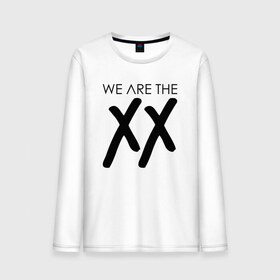 Мужской лонгслив хлопок с принтом The XX в Рязани, 100% хлопок |  | Тематика изображения на принте: 