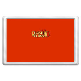 Магнит 45*70 с принтом Clash of Clans в Рязани, Пластик | Размер: 78*52 мм; Размер печати: 70*45 | игра | кланс | клэш | онлайн | оф | стратегия