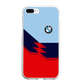 Чехол для iPhone 7Plus/8 Plus матовый с принтом Бмв Bmw 2018 Red and Blue в Рязани, Силикон | Область печати: задняя сторона чехла, без боковых панелей | bmw | автомобиль | автомобильные | бмв | лучшие | марка | машины | мужчинам | тренд | фанат | флаг