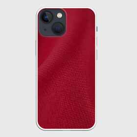 Чехол для iPhone 13 mini с принтом КРАСНАЯ ТКАНЬ   RED TEXTURE в Рязани,  |  | красный | текстура