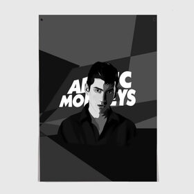 Постер с принтом Солист Arctic Monkeys в Рязани, 100% бумага
 | бумага, плотность 150 мг. Матовая, но за счет высокого коэффициента гладкости имеет небольшой блеск и дает на свету блики, но в отличии от глянцевой бумаги не покрыта лаком | arc | алекс тёрнер | арктик | арктические мартышки | гаражный | группа | джейми кук | инди рок | манкис | музыка | мэтт хелдер | ник о мэлли | обезьяна | постпанк ривайвл | психоделический | рок