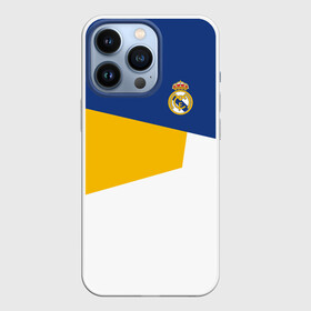 Чехол для iPhone 13 Pro с принтом REAL MADRID GEOMETRY SPORT в Рязани,  |  | Тематика изображения на принте: emirates | fc | real madrid | клуб | мяч | реал мадрид