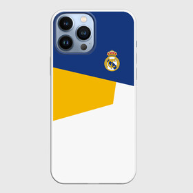 Чехол для iPhone 13 Pro Max с принтом REAL MADRID GEOMETRY SPORT в Рязани,  |  | Тематика изображения на принте: emirates | fc | real madrid | клуб | мяч | реал мадрид