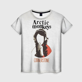 Женская футболка 3D с принтом Arctic Monkeys cornerstone в Рязани, 100% полиэфир ( синтетическое хлопкоподобное полотно) | прямой крой, круглый вырез горловины, длина до линии бедер | алекс тёрнер | арктик | арктические мартышки | гаражный | группа | джейми кук | инди рок | манкис | музыка | мэтт хелдер | ник о мэлли | обезьяна | постпанк ривайвл | психоделический | рок