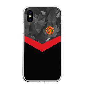 Чехол для iPhone XS Max матовый с принтом Manchester United 2018 #14 в Рязани, Силикон | Область печати: задняя сторона чехла, без боковых панелей | emirates | fc | manchester united | абстракция | геометрия | зож | клуб | линии | манчестер юнайтед | модные | мяч | россии | спорт | спортивные | стиль | тренды | футбол | футбольный клуб | экстрим | эмблема