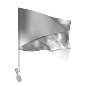 Флаг для автомобиля с принтом Grey rhombuses в Рязани, 100% полиэстер | Размер: 30*21 см | Тематика изображения на принте: grey | абстракция | геометрия | ромб | текстура