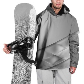 Накидка на куртку 3D с принтом Grey rhombuses в Рязани, 100% полиэстер |  | Тематика изображения на принте: grey | абстракция | геометрия | ромб | текстура