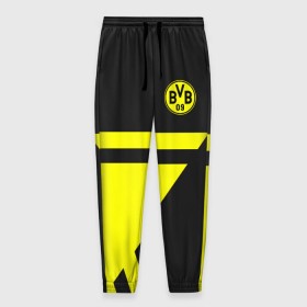 Мужские брюки 3D с принтом FC Borussia Dortmund 2018 Star в Рязани, 100% полиэстер | манжеты по низу, эластичный пояс регулируется шнурком, по бокам два кармана без застежек, внутренняя часть кармана из мелкой сетки | borussia | fc | football | football club | sport | боруссия | спорт | спортивные | униформа | фирменные цвета | фк | футбол | футбольный клуб