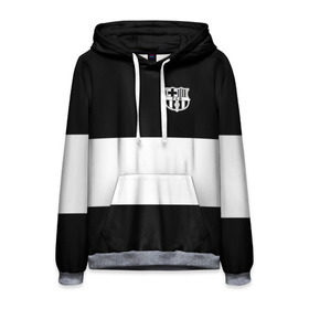 Мужская толстовка 3D с принтом FC Barcelona Black Collection в Рязани, 100% полиэстер | двухслойный капюшон со шнурком для регулировки, мягкие манжеты на рукавах и по низу толстовки, спереди карман-кенгуру с мягким внутренним слоем. | Тематика изображения на принте: black collection | fc | fc barcelona | fcb | fly emirates | ronaldo | барселона | зож | клуб | линии | месси | модные | мяч | реал мадрид | спорт | спортивные | тренды | футбол | футбольный клуб | эмблема