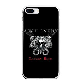 Чехол для iPhone 7Plus/8 Plus матовый с принтом Arch Enemy в Рязани, Силикон | Область печати: задняя сторона чехла, без боковых панелей | alissa white gluz | arch enemy | алисса уайт глаз | арч энеми