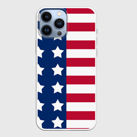 Чехол для iPhone 13 Pro Max с принтом USA FLAG  АМЕРИКАНСКИЙ ФЛАГ в Рязани,  |  | star | usa | америка | белый | звезды | красный | линии | полосы | популярные | синий | сша | триколор | туристические | флаг | цвет | штаты