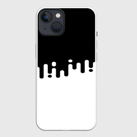 Чехол для iPhone 13 с принтом Чёрно белый узор в Рязани,  |  | abstraction | engine | pattern | абстракция | геометрия | графики | движение | краска | текстура | чертежи | штрихи