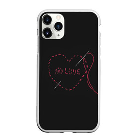 Чехол для iPhone 11 Pro Max матовый с принтом Face No Love Фэйс в Рязани, Силикон |  | rap | рэпер | фейс | фэйс