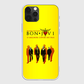 Чехол для iPhone 12 Pro с принтом Группа Bon Jovi в Рязани, силикон | область печати: задняя сторона чехла, без боковых панелей | bon jovi | бон | бон джови | глэм | группа | джови | джон | рок | хард