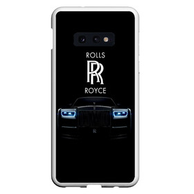 Чехол для Samsung S10E с принтом Rolls Royce phantom в Рязани, Силикон | Область печати: задняя сторона чехла, без боковых панелей | luxury | phantom | rich | rolls royce | rr | авто | автомобили | бренд | известные | логотип | машина | надписи | огни | ролс ройс | роскошь | тень | фары | черный
