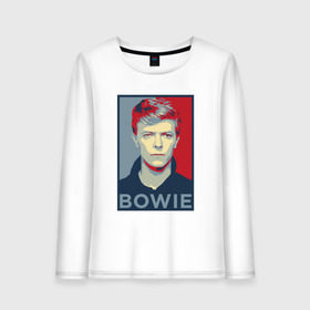 Женский лонгслив хлопок с принтом David Bowie в Рязани, 100% хлопок |  | bowie | david | альтернативный | арт | боуи | глэм | джаз | дэвид | музыка | музыкант | певец | поп | попрок | психоделический | рок | соул | хард | хардрок | экспериментальный | электронная | эмбиент