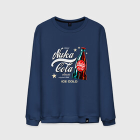 Мужской свитшот хлопок с принтом Nuka-Cola Corporation в Рязани, 100% хлопок |  | fallout | nuka cola corporation