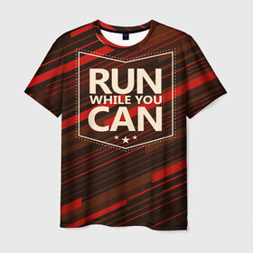 Мужская футболка 3D с принтом Мотивация в Рязани, 100% полиэфир | прямой крой, круглый вырез горловины, длина до линии бедер | motivation | run | sport | бег | мотивация | спорт