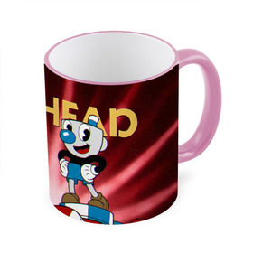 Кружка 3D с принтом Cuphead в Рязани, керамика | ёмкость 330 мл | cuphead