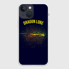 Чехол для iPhone 13 mini с принтом Dragon Lore в Рязани,  |  | cs | cs go | csgo | go | го | контр страйк | контра | кс | кс го | ксго | спецназ | террористы