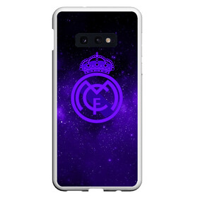 Чехол для Samsung S10E с принтом FC Real Madrid(SPACE STYLE) в Рязани, Силикон | Область печати: задняя сторона чехла, без боковых панелей | real madrid | футбол | футбольный клуб | чемпионат