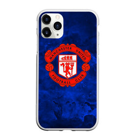 Чехол для iPhone 11 Pro матовый с принтом FC Манчестер(blue collection) в Рязани, Силикон |  | football | footer | manchester | soccer | socker | арсенал | футбол | футбольный клуб