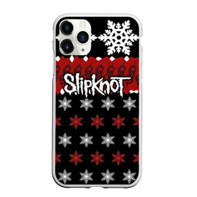 Чехол для iPhone 11 Pro матовый с принтом Праздничный Slipknot в Рязани, Силикон |  | slipknot | альтернативный метал | андерс | грув метал | колсефни | кори | красный | метал | музыка | новогодний | новый год | ню метал | рождество | рок | слипкнот | снежинки | тейлор