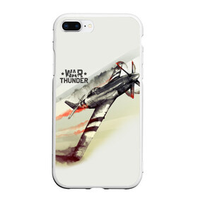 Чехол для iPhone 7Plus/8 Plus матовый с принтом War Thunder в Рязани, Силикон | Область печати: задняя сторона чехла, без боковых панелей | Тематика изображения на принте: war thunder | гром войны