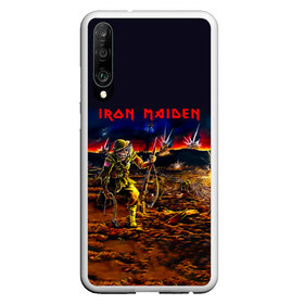 Чехол для Honor P30 с принтом Боец Iron Maiden в Рязани, Силикон | Область печати: задняя сторона чехла, без боковых панелей | iron maiden | адриан смит | айрон мейден | война | группа | дэйв мюррей | железная дева | ирон майден | метал | мрачный | музыка | песни | рок | солдат | стив харрис | тяжелый | хеви | хевиметал