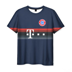 Мужская футболка 3D с принтом FC Bayern 2018 Original #5 в Рязани, 100% полиэфир | прямой крой, круглый вырез горловины, длина до линии бедер | bayern | fly fc | бавария | спорт | футбольный клуб