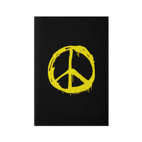 Обложка для паспорта матовая кожа с принтом Peace в Рязани, натуральная матовая кожа | размер 19,3 х 13,7 см; прозрачные пластиковые крепления | peace | vppdgryphon | арт | краска | мирный | миролюбивый | пацифик | прикольные | хиппи | цветные