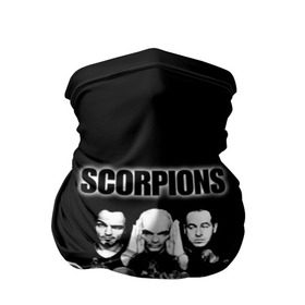 Бандана-труба 3D с принтом Группа Scorpions в Рязани, 100% полиэстер, ткань с особыми свойствами — Activecool | плотность 150‒180 г/м2; хорошо тянется, но сохраняет форму | scorpions | группа | скорпионс | хард | хардрок