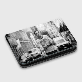 Картхолдер с принтом с принтом Rami Malek в Рязани, натуральная матовая кожа | размер 7,3 х 10 см; кардхолдер имеет 4 кармана для карт; | mr robot | rami malek | мистер робот | рами малек