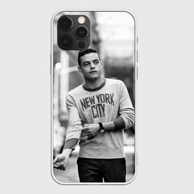 Чехол для iPhone 12 Pro с принтом Rami Malek в Рязани, силикон | область печати: задняя сторона чехла, без боковых панелей | mr robot | rami malek | мистер робот | рами малек