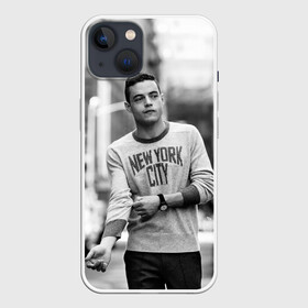 Чехол для iPhone 13 с принтом Rami Malek в Рязани,  |  | Тематика изображения на принте: mr robot | rami malek | мистер робот | рами малек