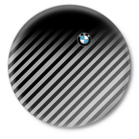 Значок с принтом BMW 2018 Black Collection в Рязани,  металл | круглая форма, металлическая застежка в виде булавки | bmw | автомобильные | бмв | машины