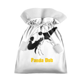 Подарочный 3D мешок с принтом Panda dub в Рязани, 100% полиэстер | Размер: 29*39 см | Тематика изображения на принте: dab | dance | dub | movement | panda | движение | панда | танец