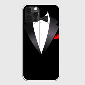 Чехол для iPhone 12 Pro Max с принтом Смокинг в Рязани, Силикон |  | жених | муж | свадьба | смокинг | смокинг для жениха