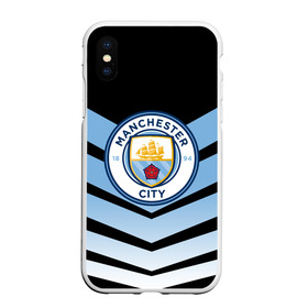 Чехол для iPhone XS Max матовый с принтом Manchester city 2018 Arrow в Рязани, Силикон | Область печати: задняя сторона чехла, без боковых панелей | fc | manchester city | манчестер сити | спорт | спортивные | футбол | футбольный клуб