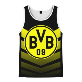 Мужская майка 3D с принтом FC Borussia 2018 Original #15 в Рязани, 100% полиэстер | круглая горловина, приталенный силуэт, длина до линии бедра. Пройма и горловина окантованы тонкой бейкой | боруссия | дортмунд