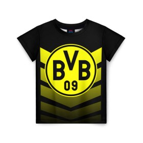 Детская футболка 3D с принтом FC Borussia 2018 Original #15 в Рязани, 100% гипоаллергенный полиэфир | прямой крой, круглый вырез горловины, длина до линии бедер, чуть спущенное плечо, ткань немного тянется | Тематика изображения на принте: боруссия | дортмунд