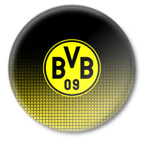 Значок с принтом FC Borussia 2018 Original #1 в Рязани,  металл | круглая форма, металлическая застежка в виде булавки | боруссия | дортмунд