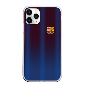 Чехол для iPhone 11 Pro Max матовый с принтом FC Barcelona Gradient в Рязани, Силикон |  | fc | fc barcelona | fcb | барселона | спорт | спортивные | фк | футбол