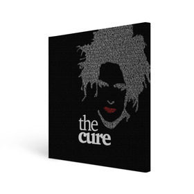 Холст квадратный с принтом The Cure в Рязани, 100% ПВХ |  | robert smith | rock band | the cure | uk | британия | роберт смит | рок группа