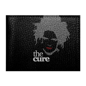 Обложка для студенческого билета с принтом The Cure в Рязани, натуральная кожа | Размер: 11*8 см; Печать на всей внешней стороне | robert smith | rock band | the cure | uk | британия | роберт смит | рок группа