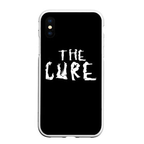 Чехол для iPhone XS Max матовый с принтом The Cure в Рязани, Силикон | Область печати: задняя сторона чехла, без боковых панелей | Тематика изображения на принте: robert smith | rock band | the cure | uk | британия | роберт смит | рок группа