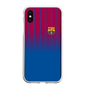 Чехол для iPhone XS Max матовый с принтом FC Barcelona 2018 в Рязани, Силикон | Область печати: задняя сторона чехла, без боковых панелей | fc | fc barcelona | fcb | барселона | спорт | спортивные | футбол | футбольный клуб