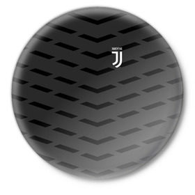 Значок с принтом Juventus 2018 Gery Sport в Рязани,  металл | круглая форма, металлическая застежка в виде булавки | cr7 | fc juventus | football | juve | juventus | ronaldo | sport | роналдо | спорт | футбол | ювентус