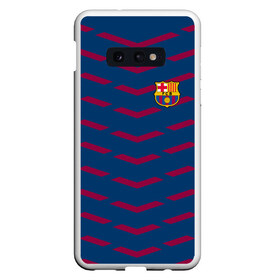 Чехол для Samsung S10E с принтом FC Barca 2018 Creative uniform в Рязани, Силикон | Область печати: задняя сторона чехла, без боковых панелей | Тематика изображения на принте: barcelona | fc | барселона | спорт | спортивные | фк | футбол